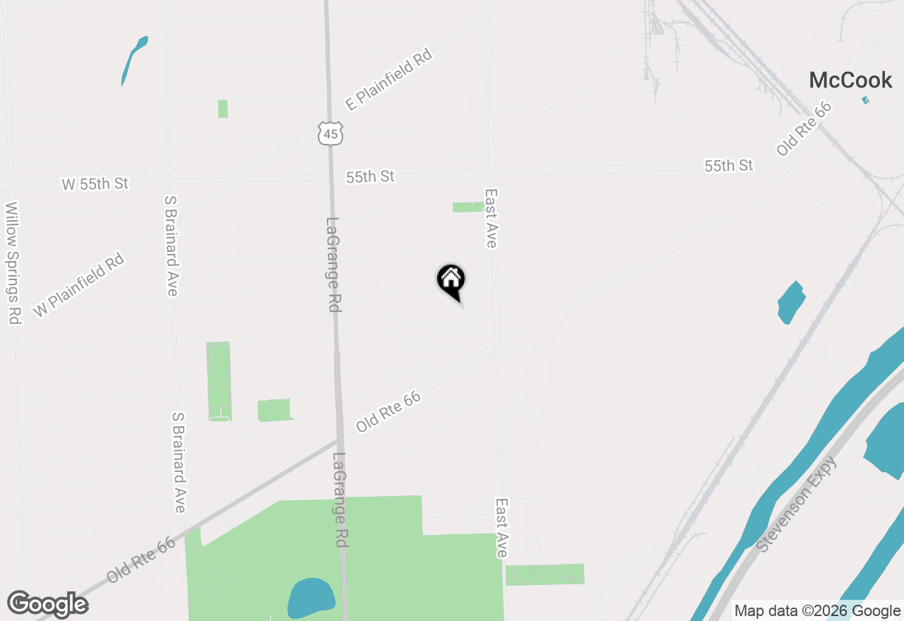 Map of (Address confidential), Countryside, Illinois 60525