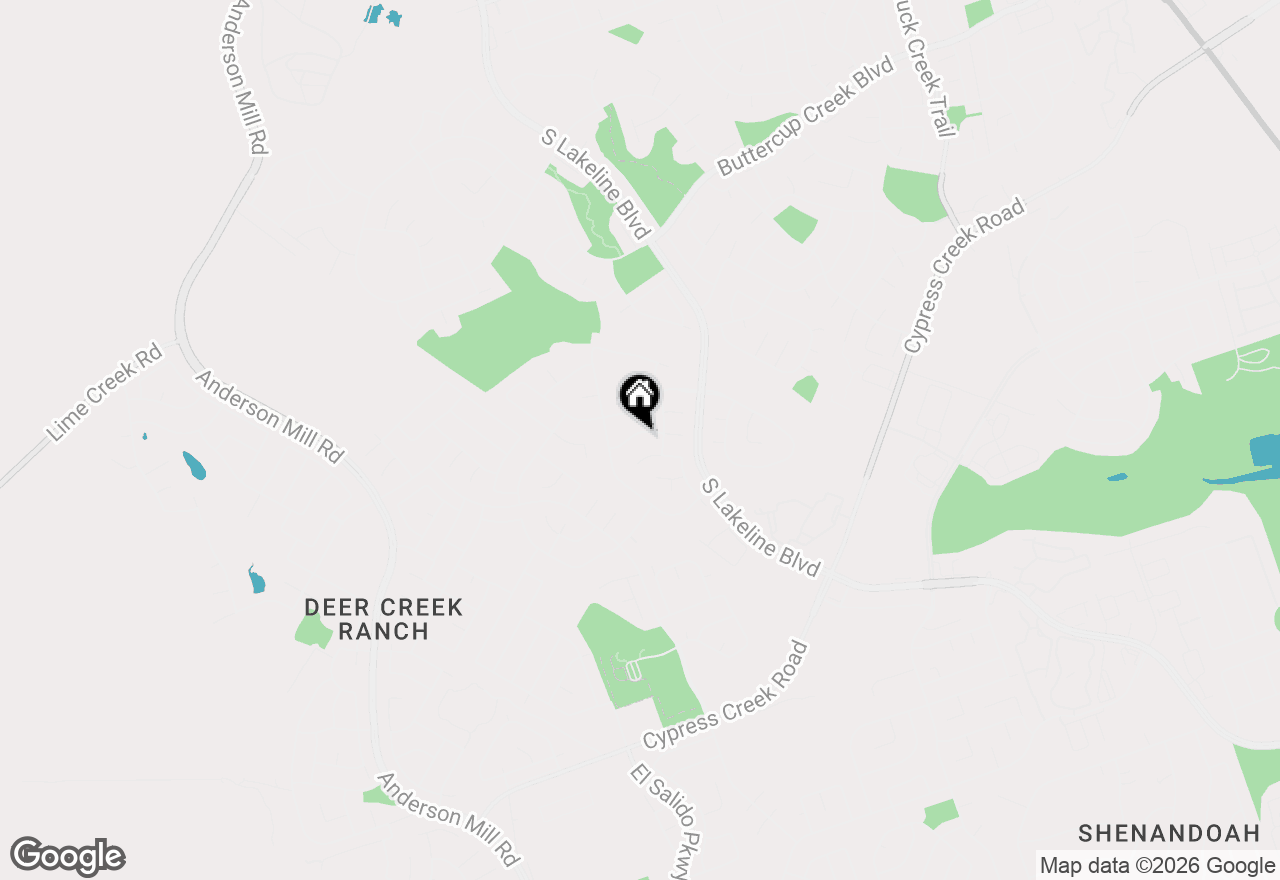 Map of 1606 Menteer Dr, Cedar Park, TX 78613