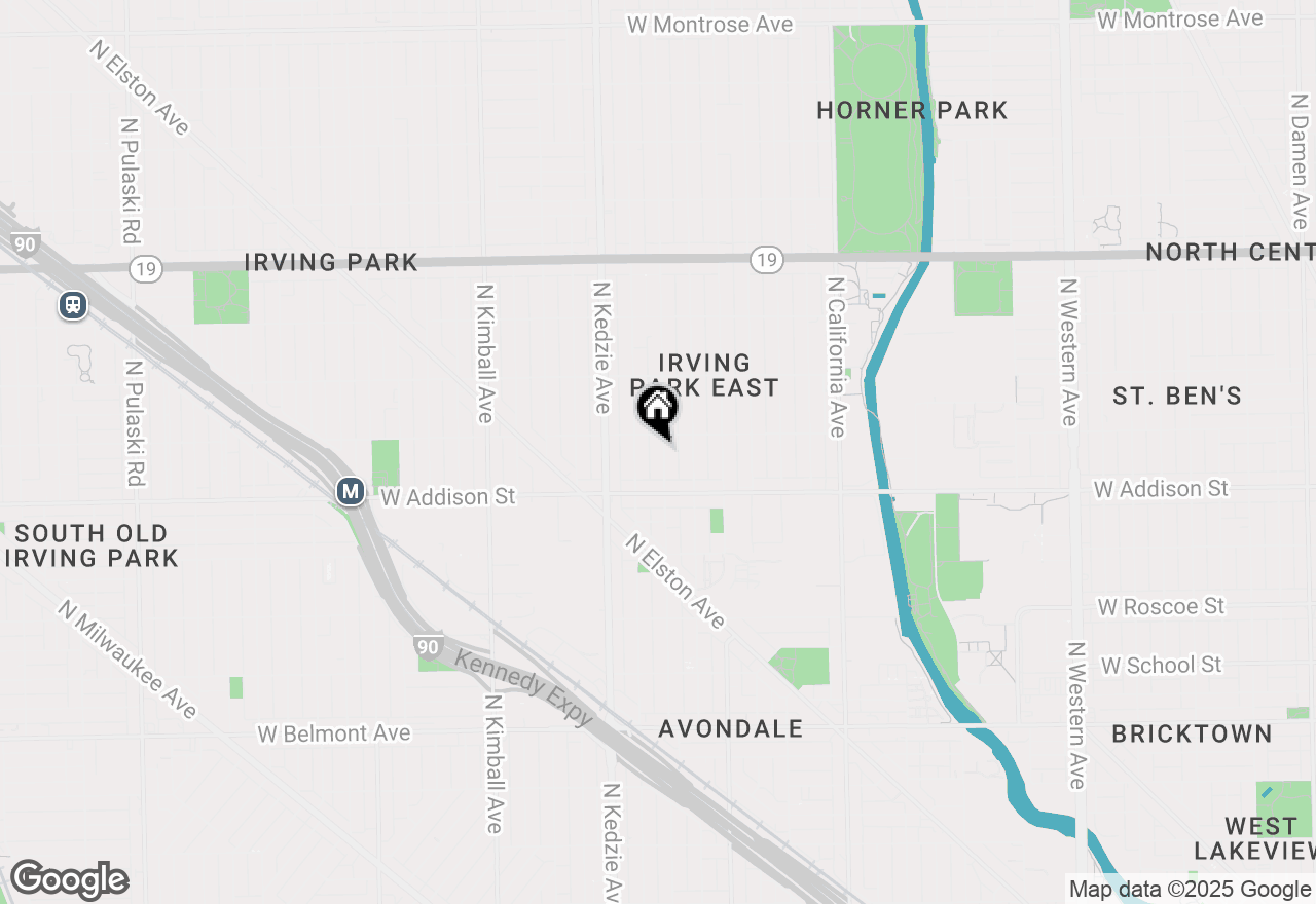 Map of 3642 N Albany Avenue #2, Chicago, IL 60618