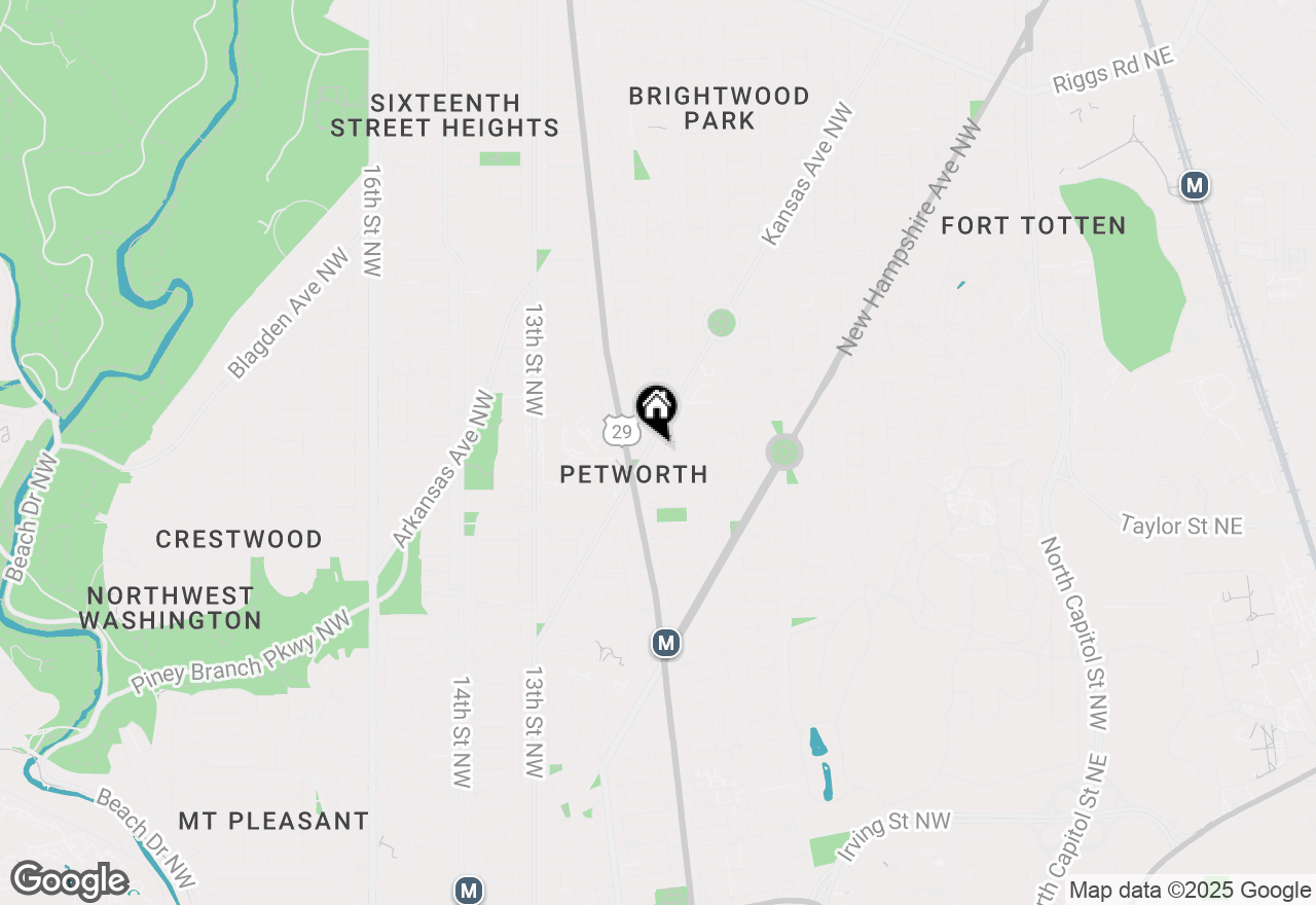 Map of 4301 Kansas Avenue Nw, Washington, DC 20011