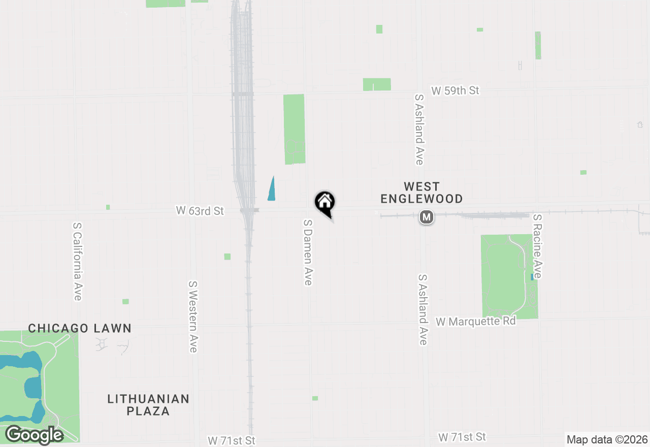 Map of 6331 S Winchester Avenue, Chicago, IL 60636