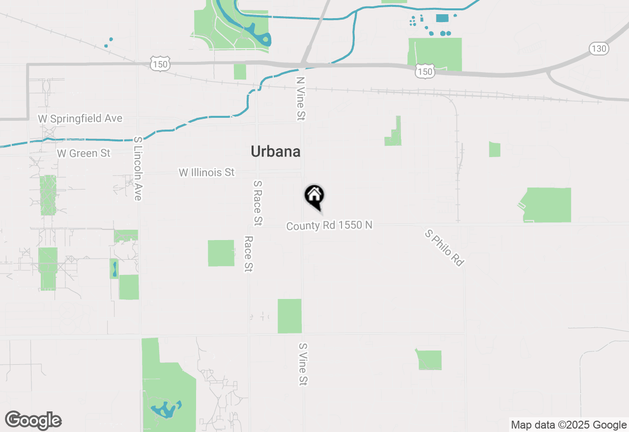 Map of 805 S Urbana Avenue, Urbana, IL 61801