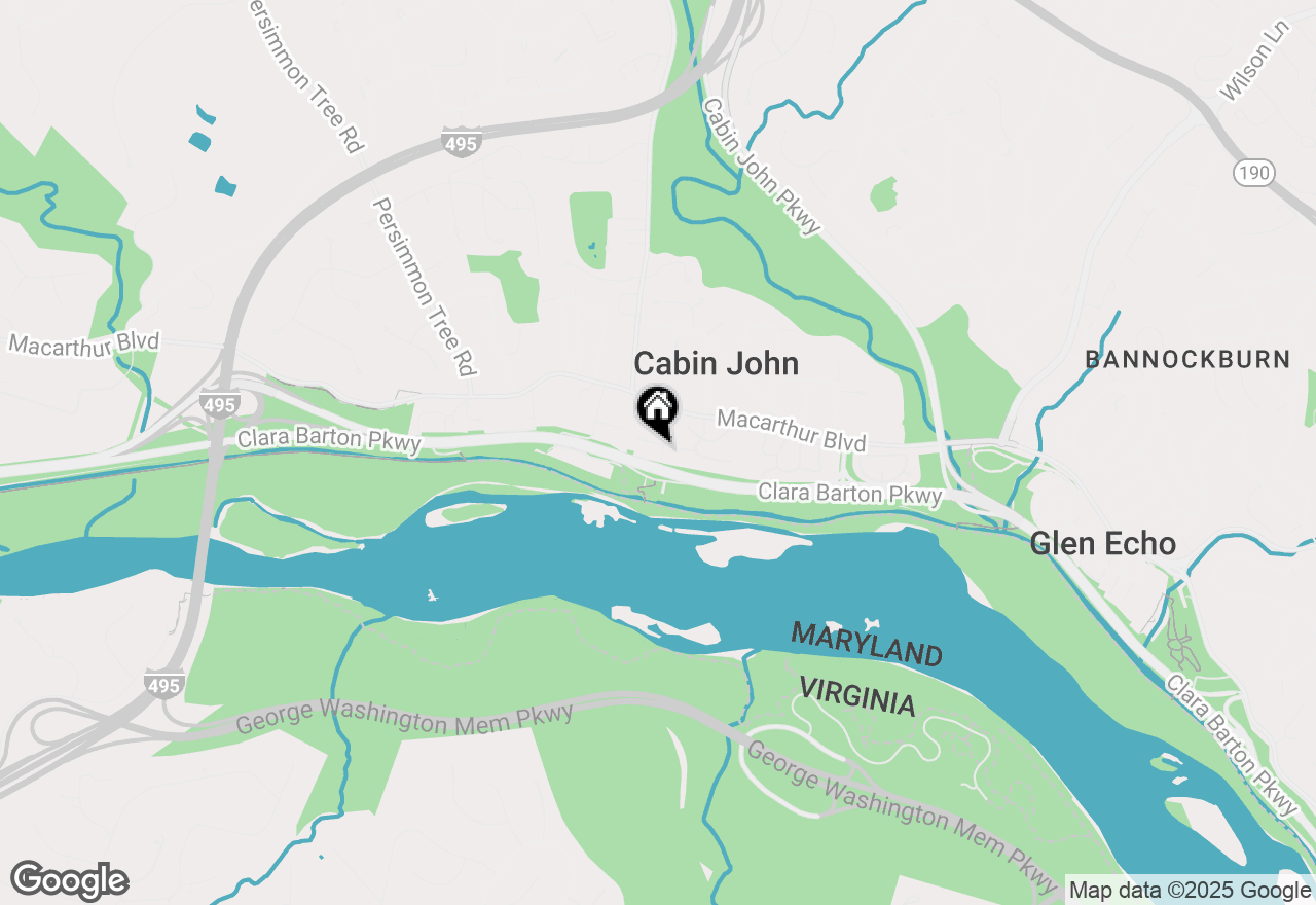 Map of 6408 78th Street, Cabin John, MD 20818