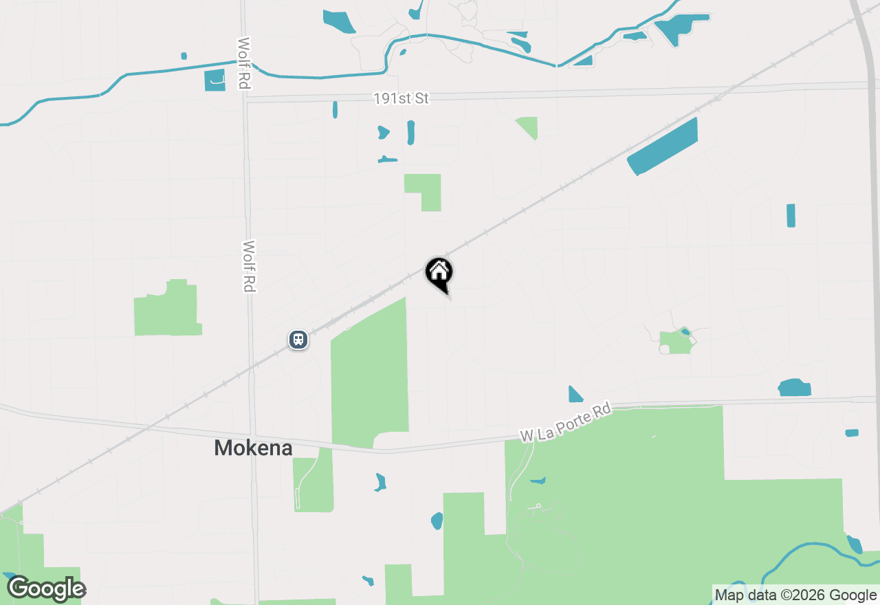 Map of 10708 Willow Avenue, Mokena, IL 60448
