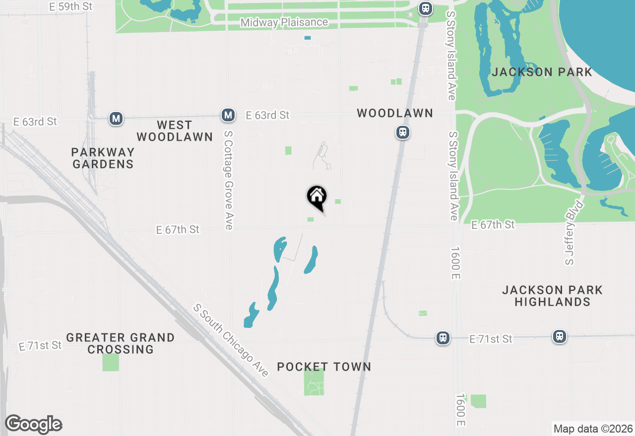 Map of 6641 S University Avenue, Chicago, IL 60637