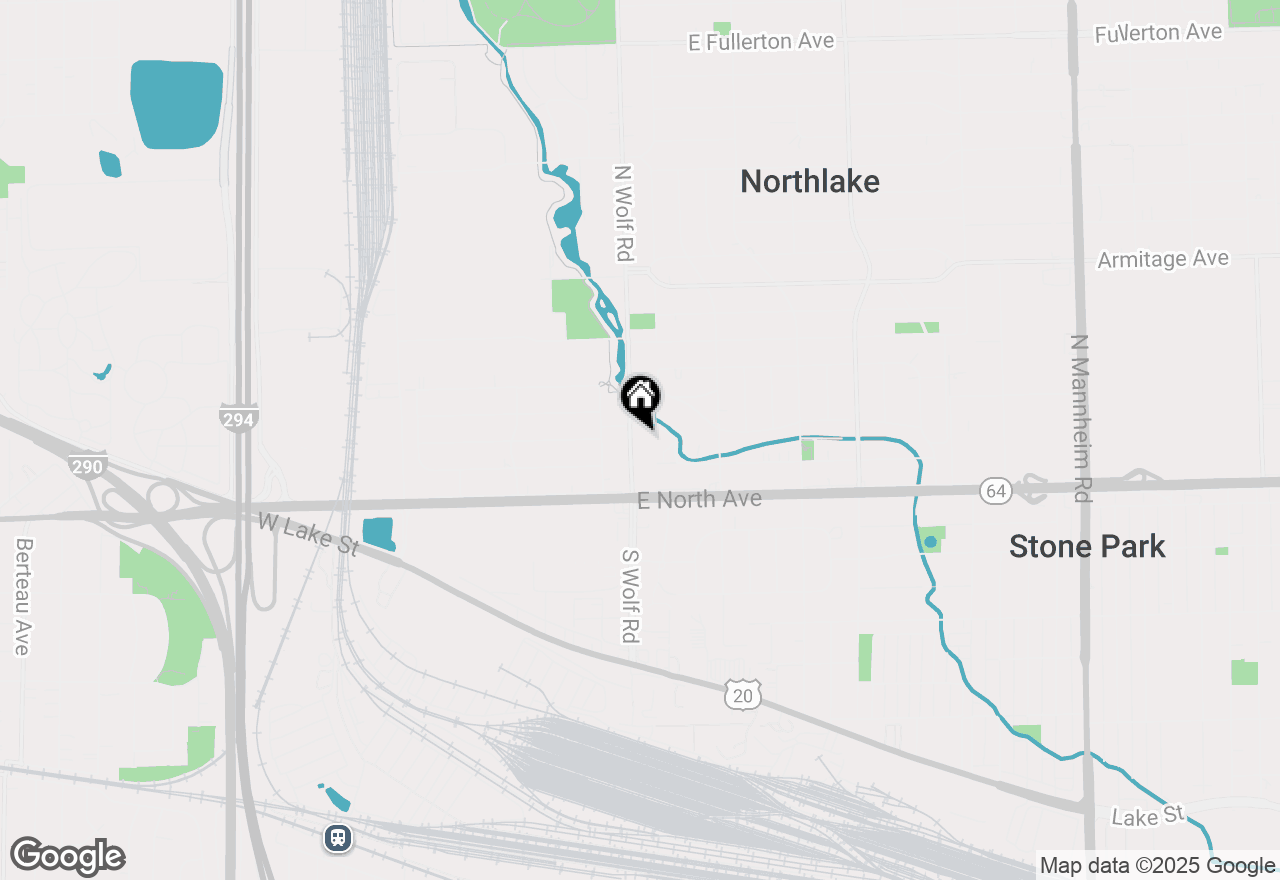 Map of 77 N Wolf Road #312, Northlake, IL 60164
