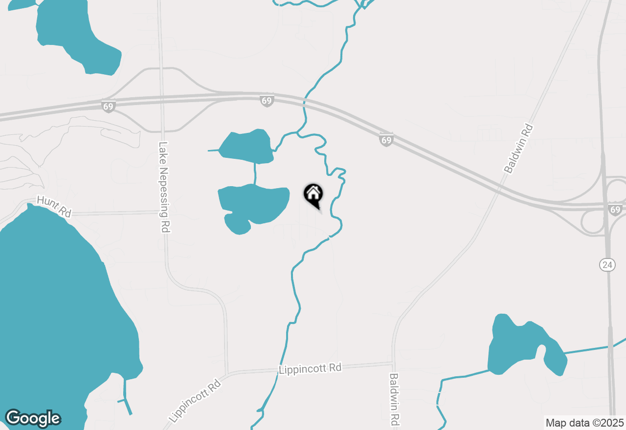 Map of 1190 Olander Drive, Lapeer, MI 48446