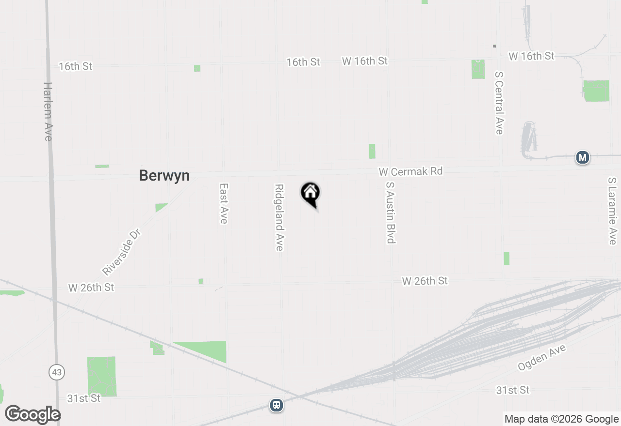 Map of 2323 Highland Avenue, Berwyn, IL 60402