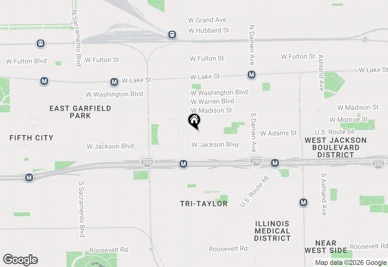 Map of 2342 W Adams Street #505, Chicago, IL 60612