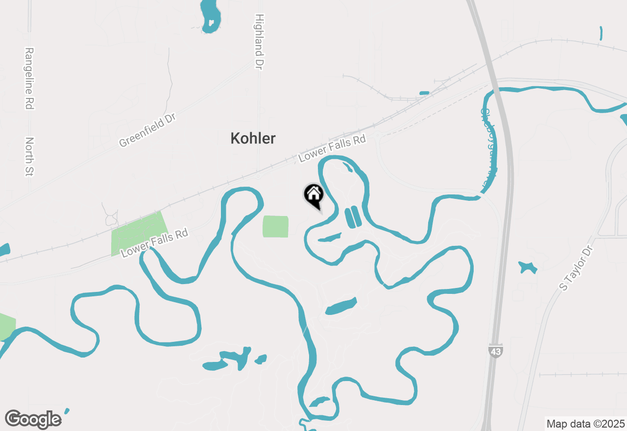 Map of 700 East Riverside Dr, Kohler, WI 53044