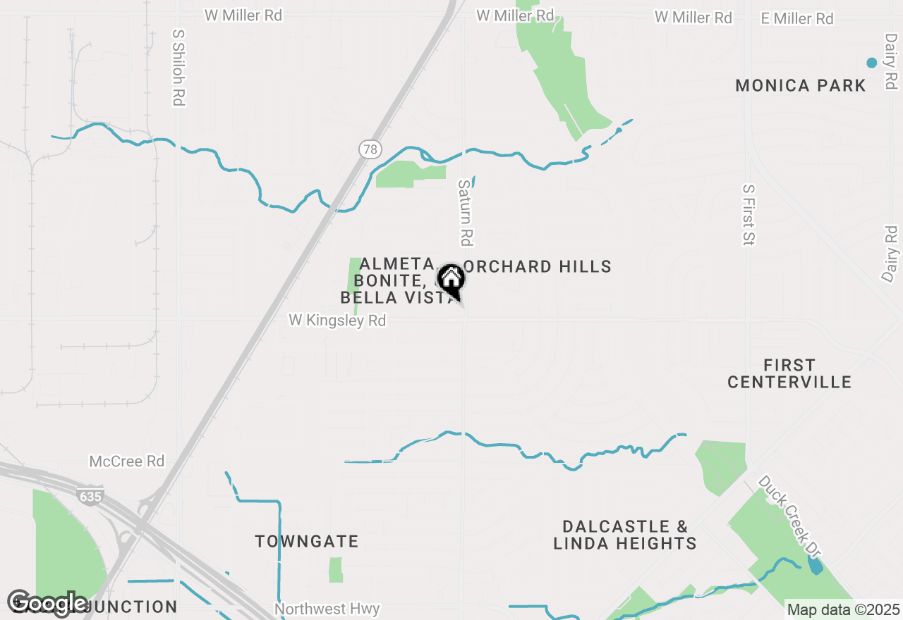 Map of 3036 Anita Drive, Garland, TX 75041