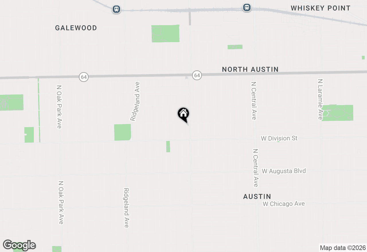 Map of 944 N Humphrey Avenue, Oak Park, IL 60302