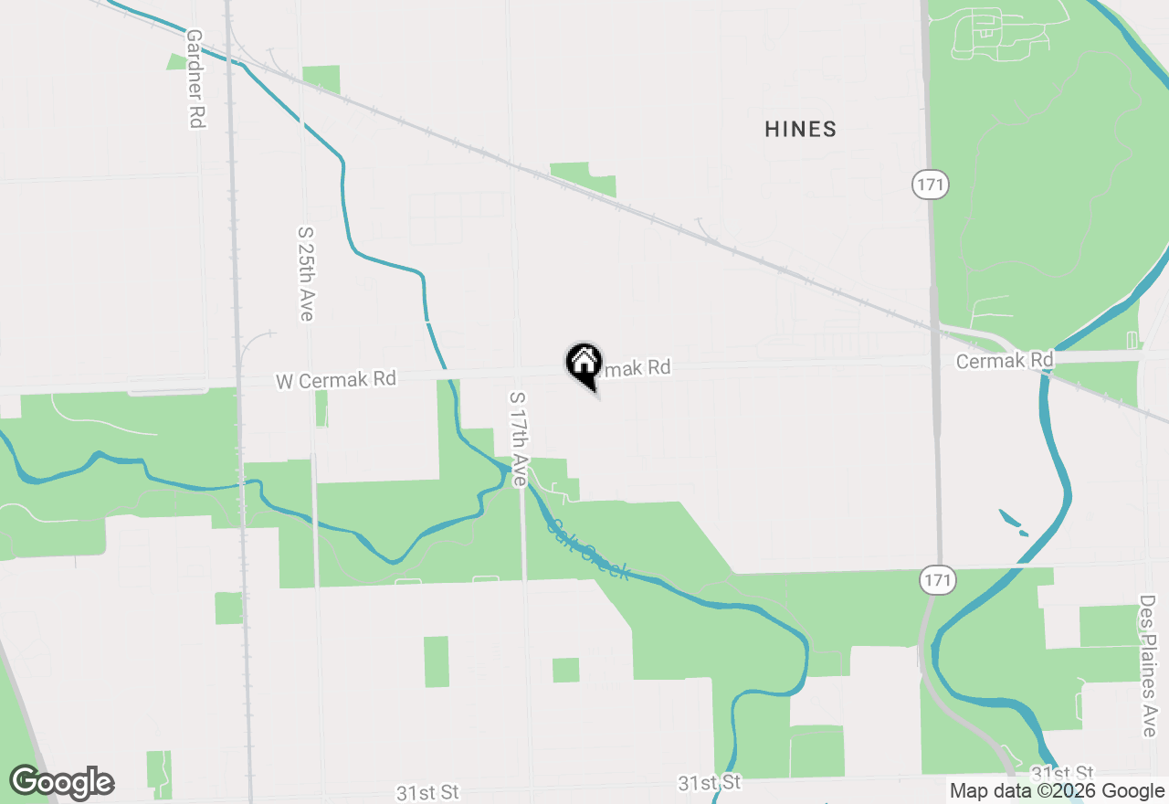 Map of 2233 14th Avenue, North Riverside, IL 60546