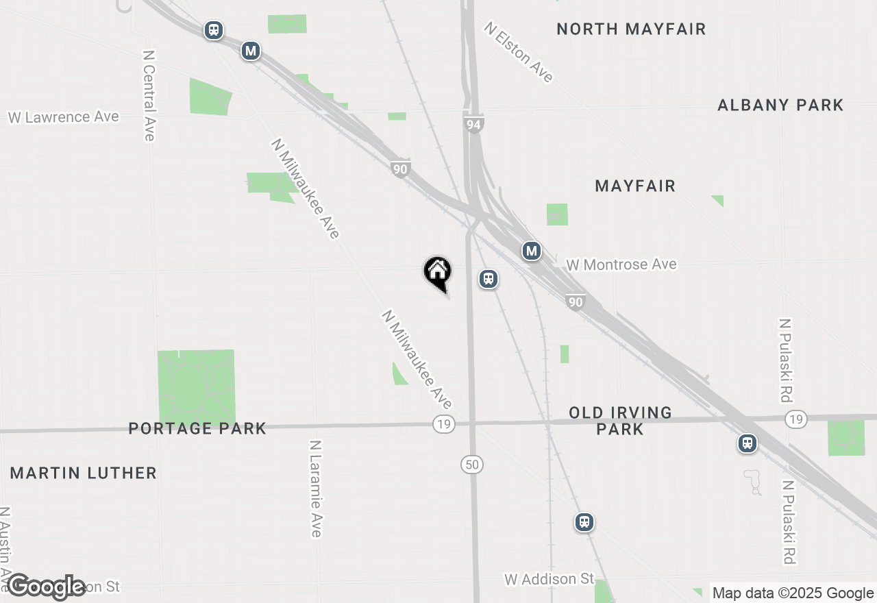 Map of 4848 W Cullom Avenue, Chicago, IL 60641