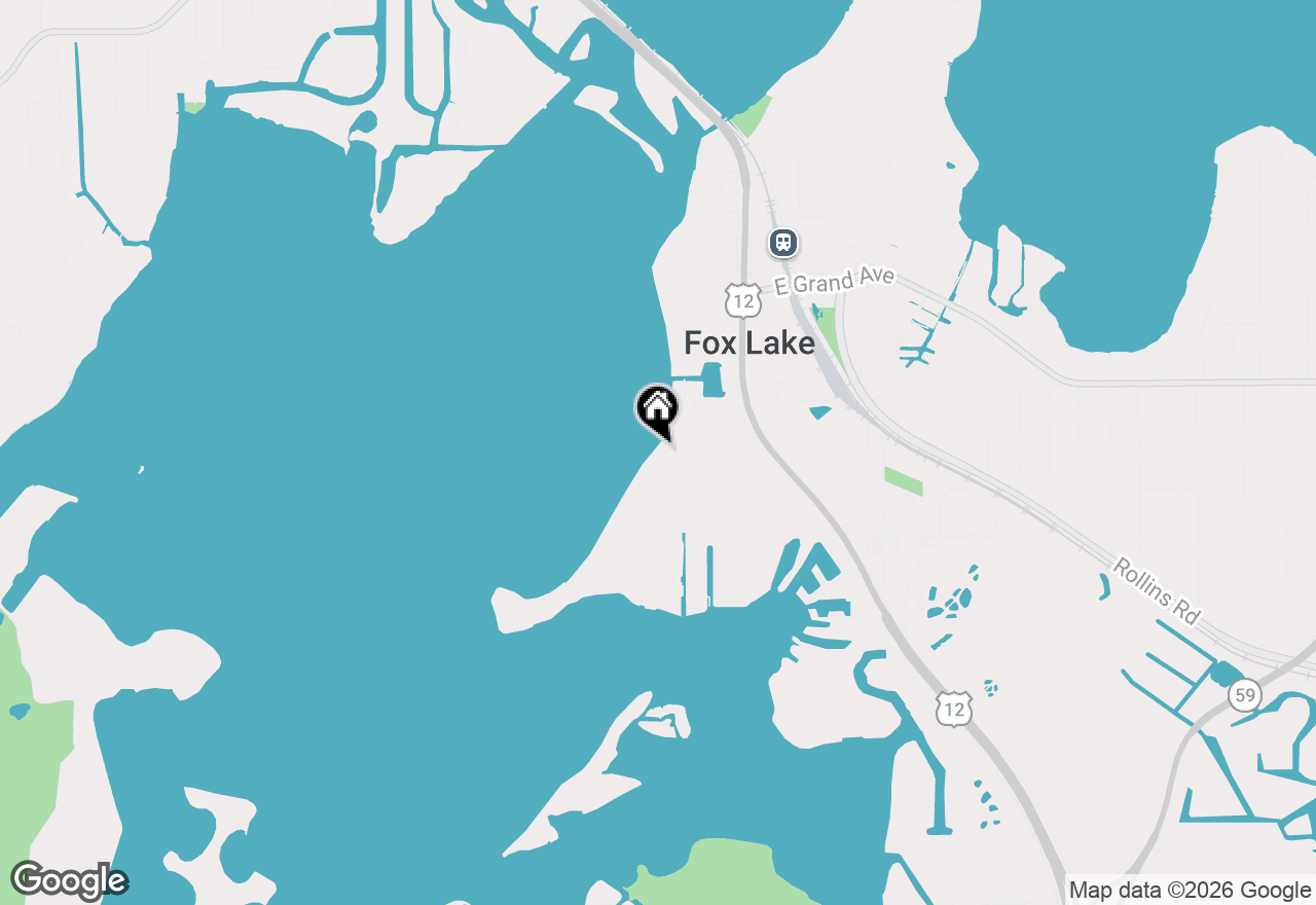Map of 68 Lake Lane, Fox Lake, IL 60020
