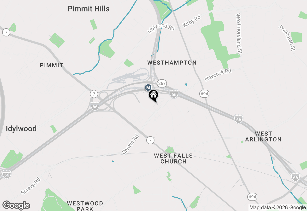 Map of (Address confidential), Falls Church, Virginia 22043