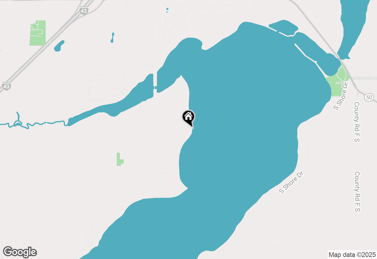 Map of 1824 North Shore Dr, Delavan, WI 53115