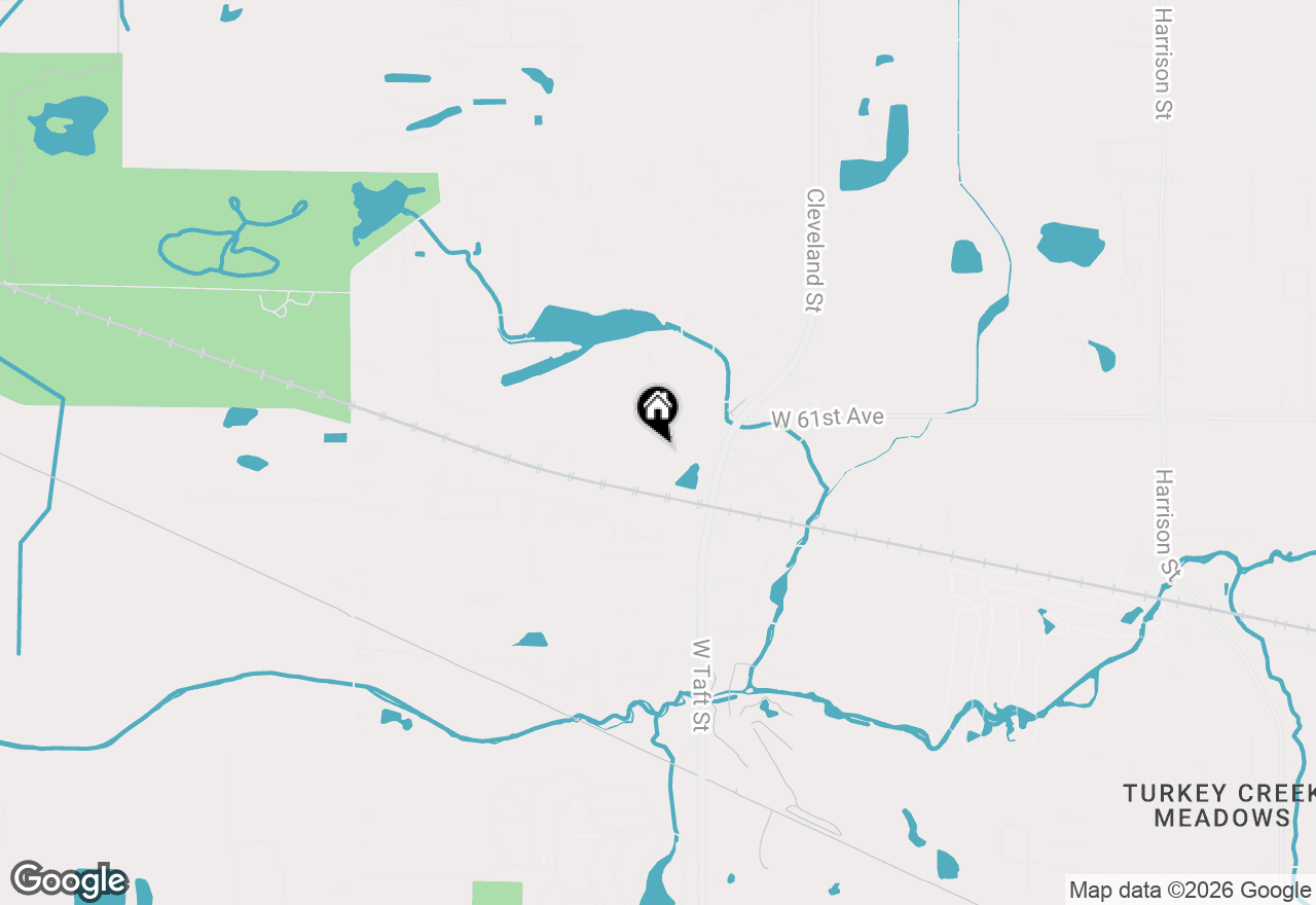 Map of 2394 W 61st Place, Merrillville, IN 46410