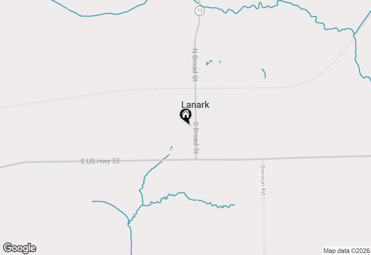 Map of 204 W Pearl Street, Lanark, IL 61046