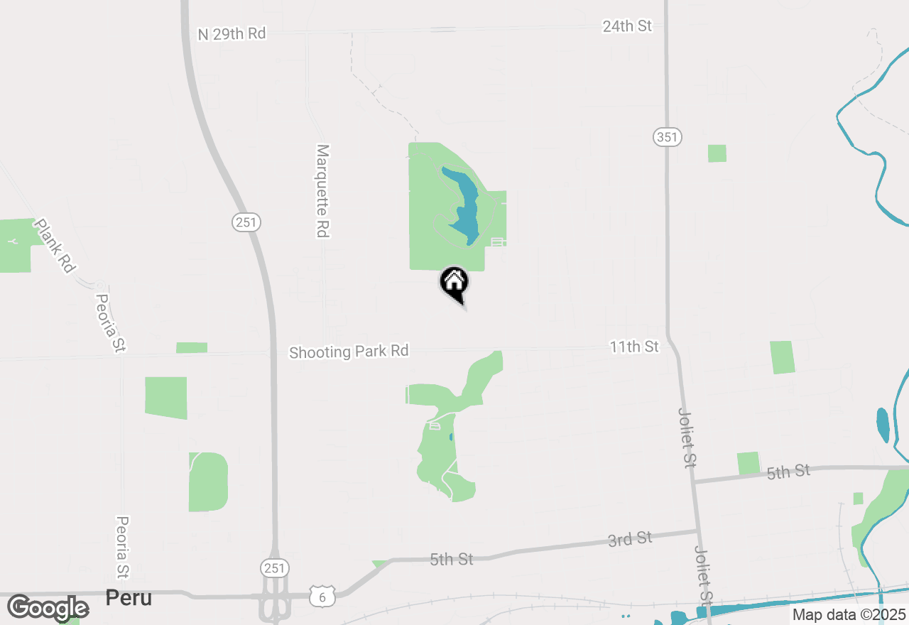 Map of 2221 Twin Oak Road, Peru, IL 61354