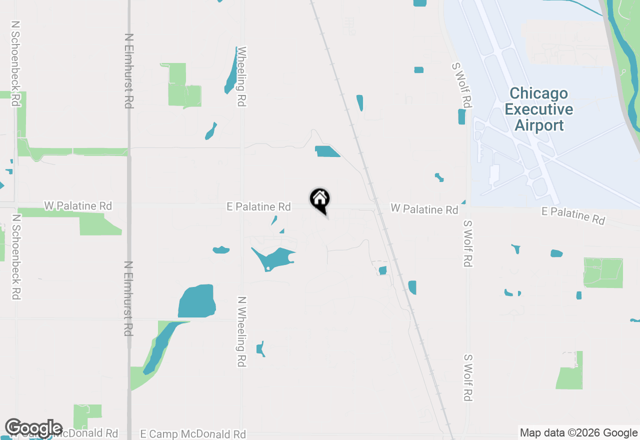 Map of 1655 Geneva Drive #1655, Wheeling, IL 60090