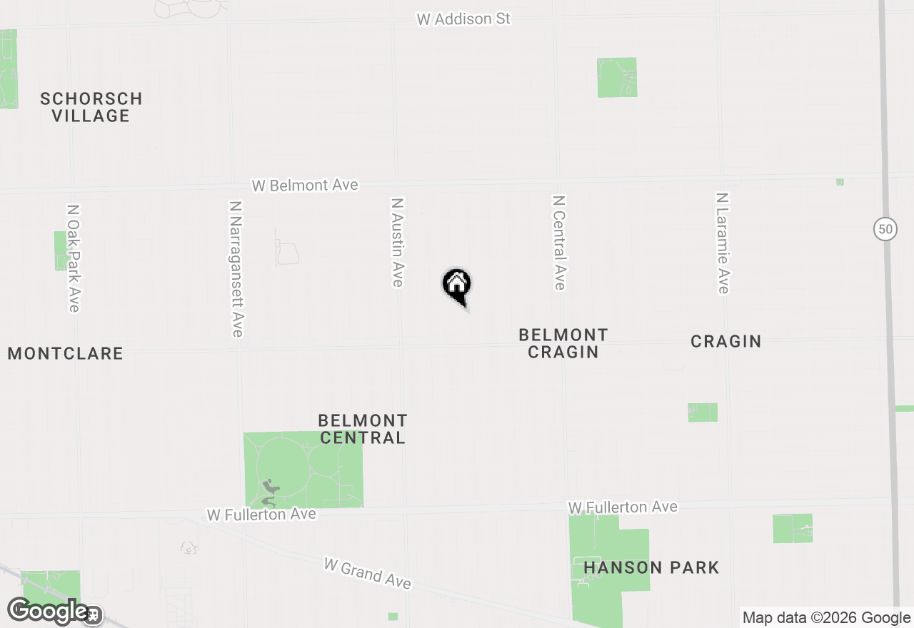 Map of 2848 N Monitor Avenue, Chicago, IL 60634