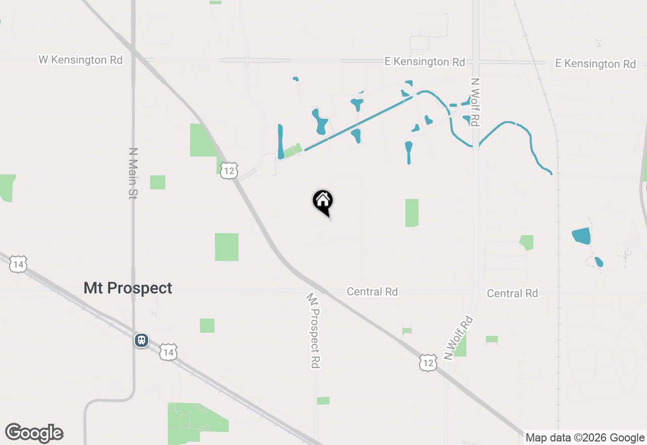 Map of 1000 E Ardyce Lane, Mount Prospect, IL 60056