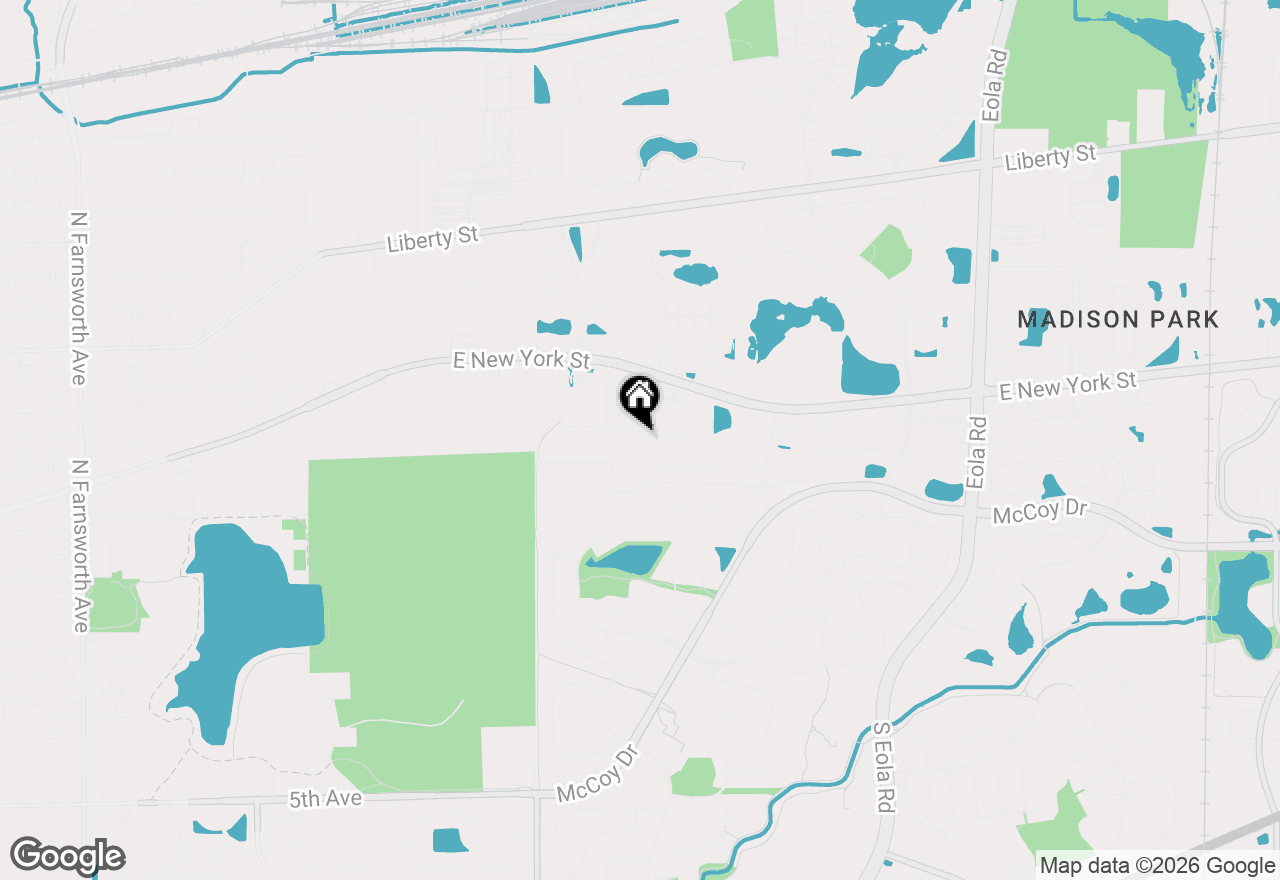 Map of 2391 Stoughton Circle, Aurora, IL 60502