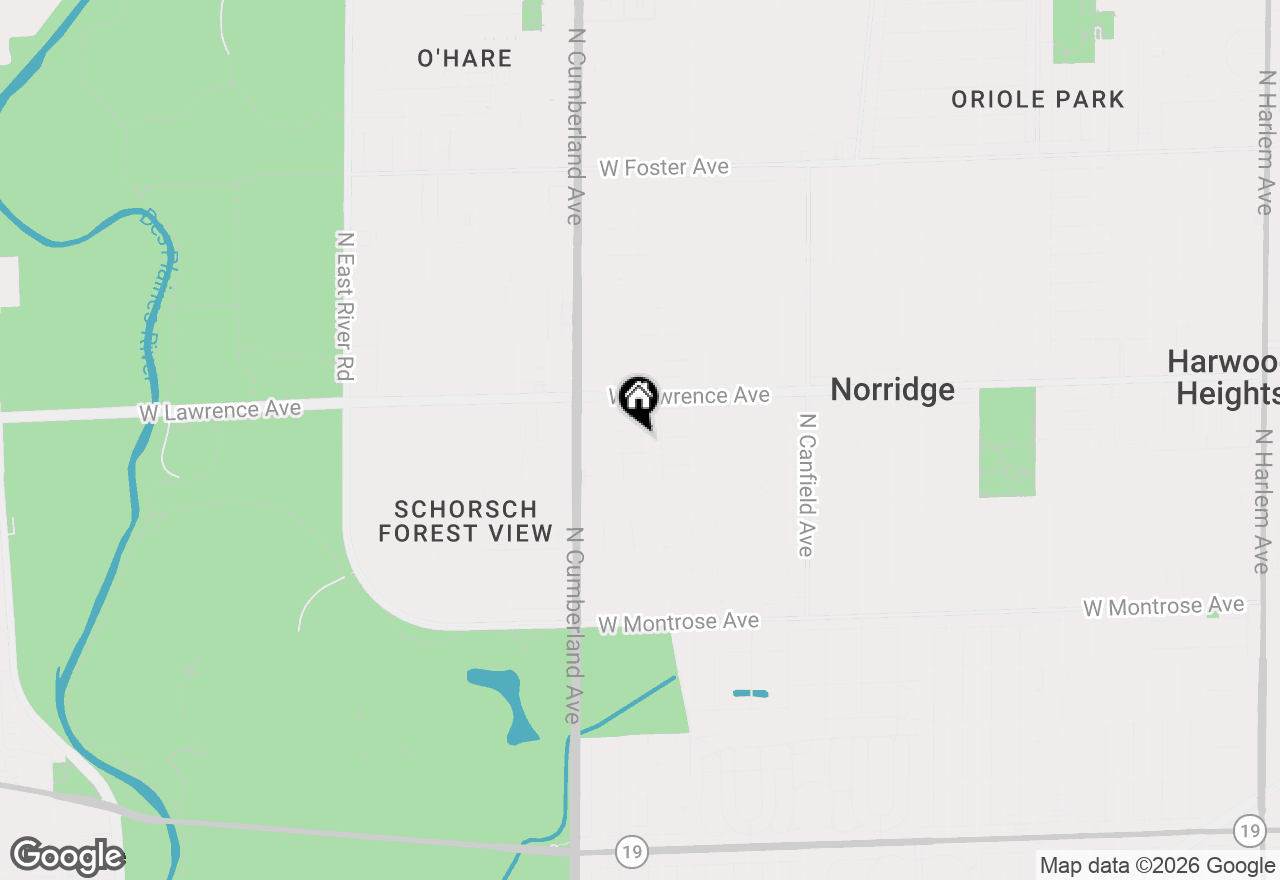 Map of 4716 N Thatcher Avenue, Norridge, IL 60706