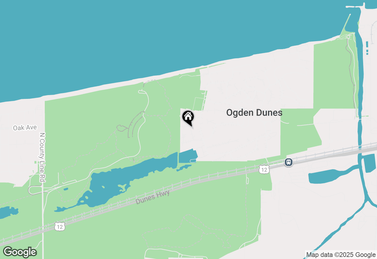 Map of 1 Sycamore Court, Ogden Dunes, IN 46368