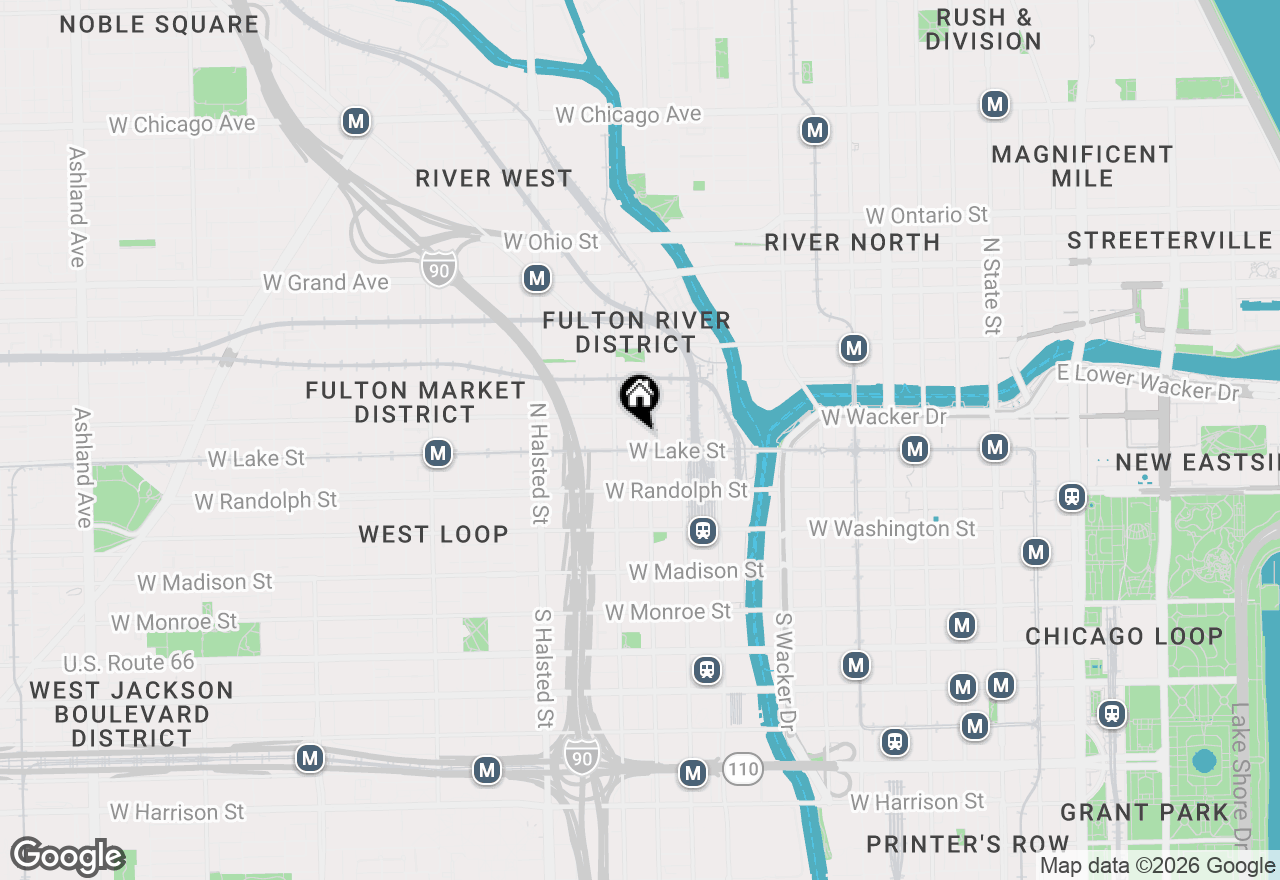 Map of 200 N Jefferson Street #2407, Chicago, IL 60661