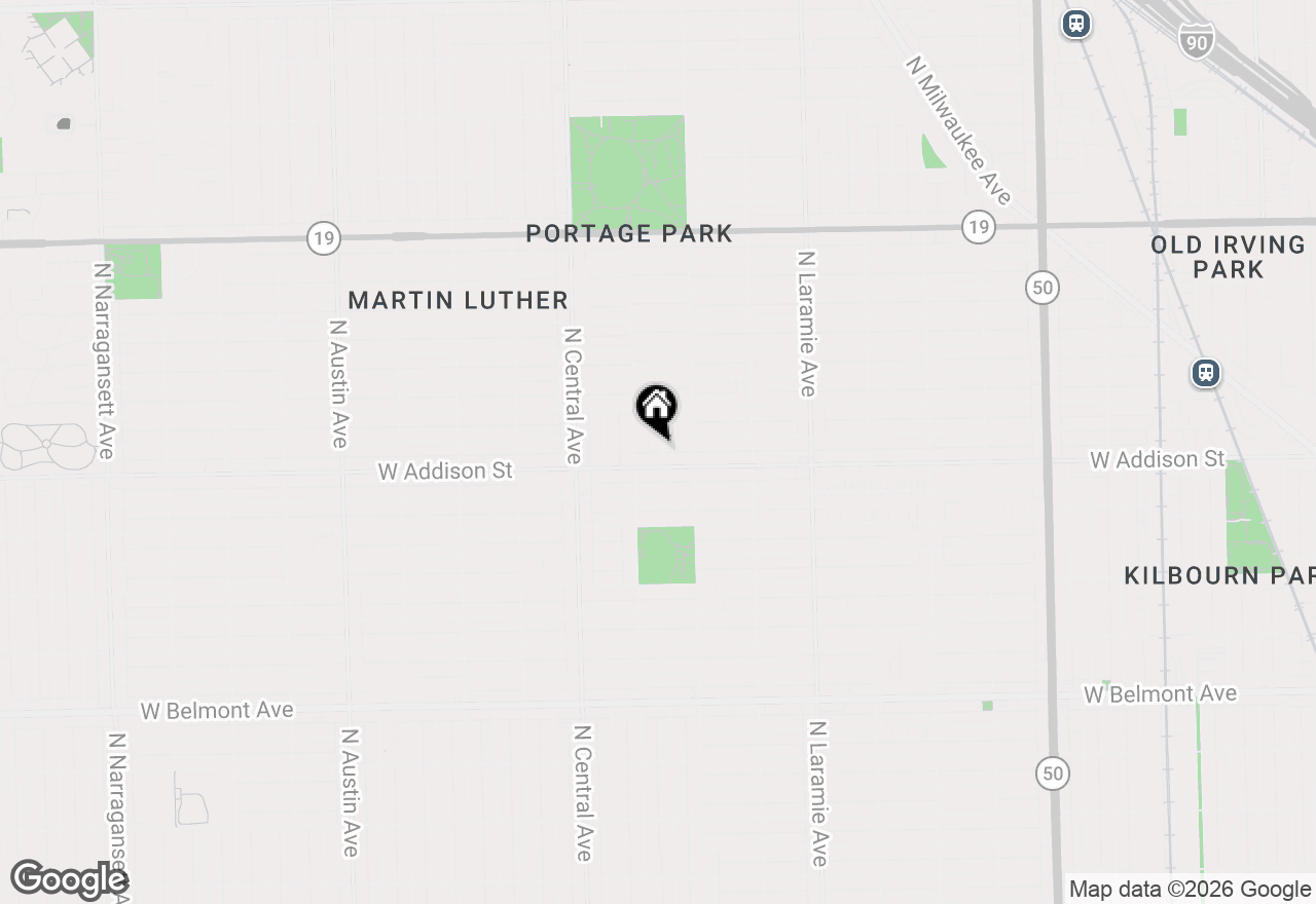 Map of 3614 N Lotus Avenue, Chicago, IL 60641