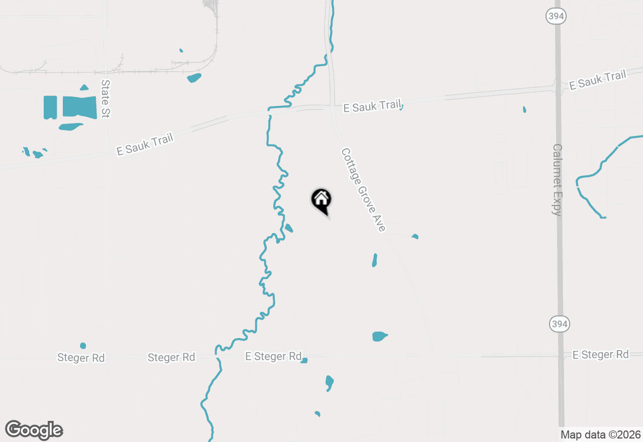 Map of 21180 Lisa Lane, Steger, IL 60475