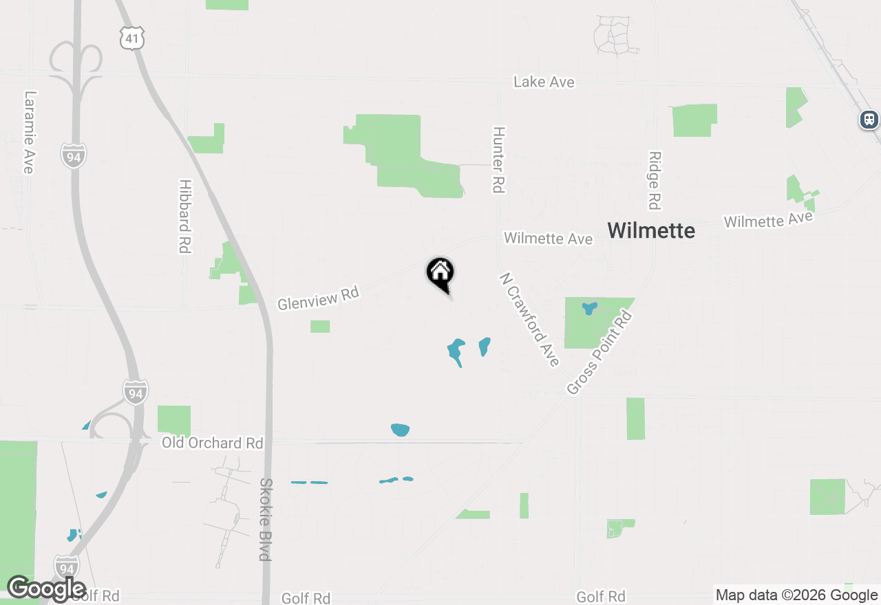 Map of 246 Vista Court, Wilmette, IL 60091