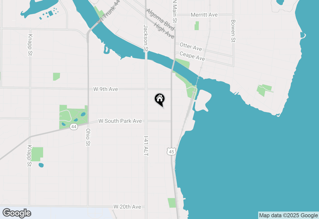 Map of 1116 Nebraska St, Oshkosh, WI 54902