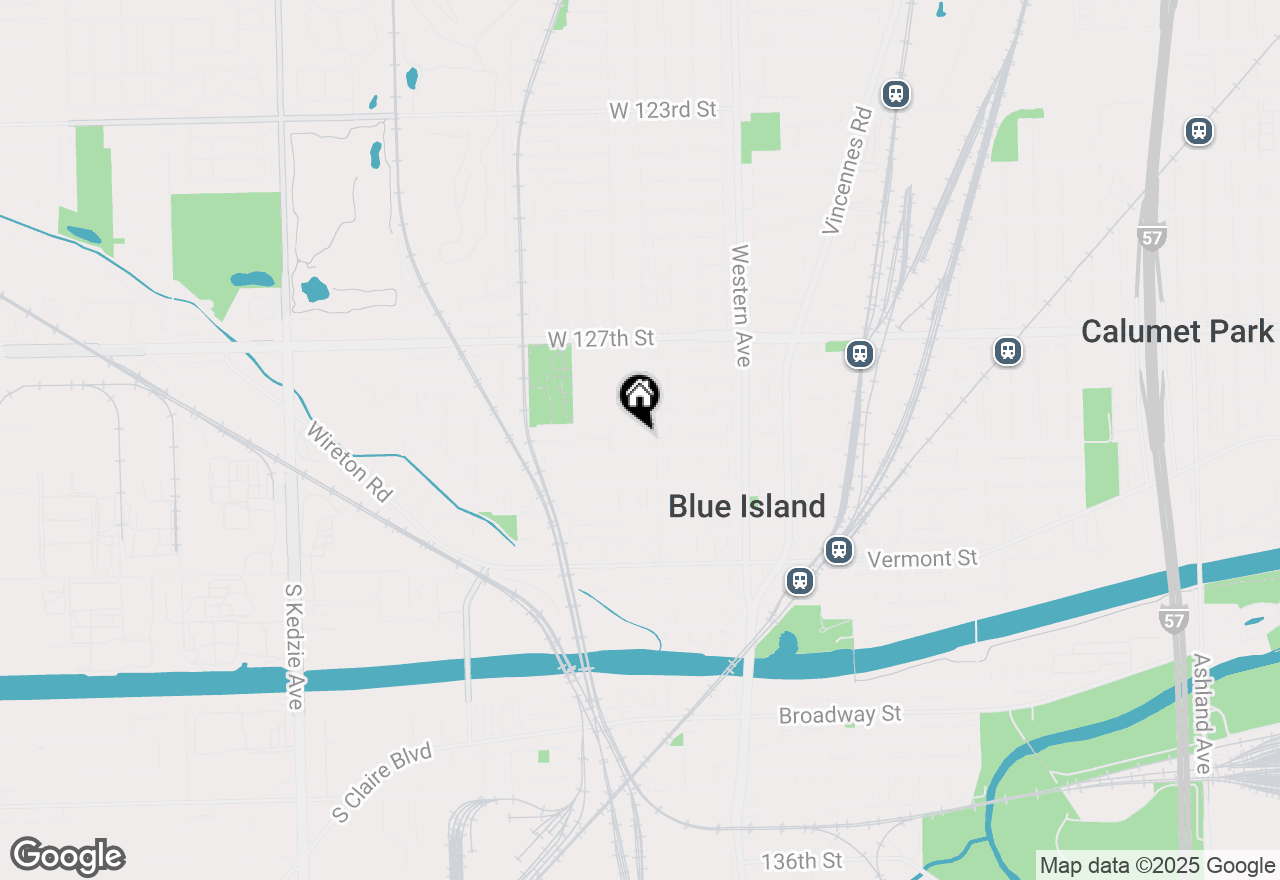 Map of 12847 Maple Avenue, Blue Island, IL 60406