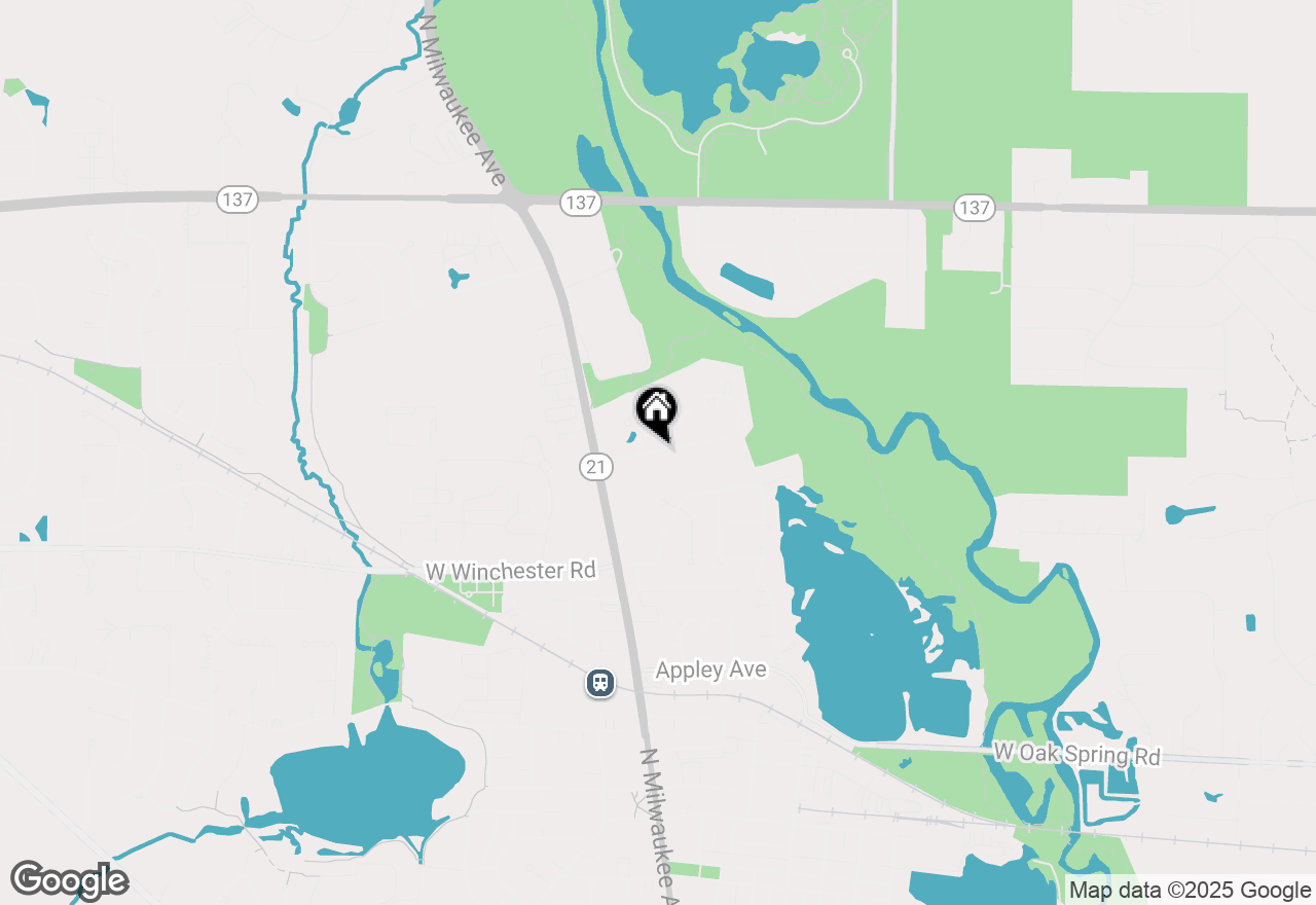 Map of 231 Walnut Street, Libertyville, IL 60048