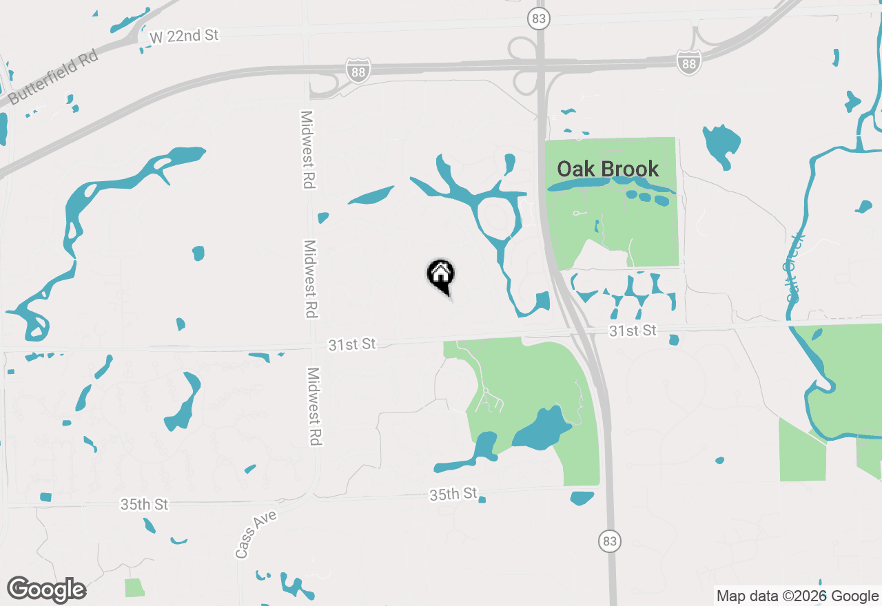 Map of 12 Carlisle Drive, Oak Brook, IL 60523