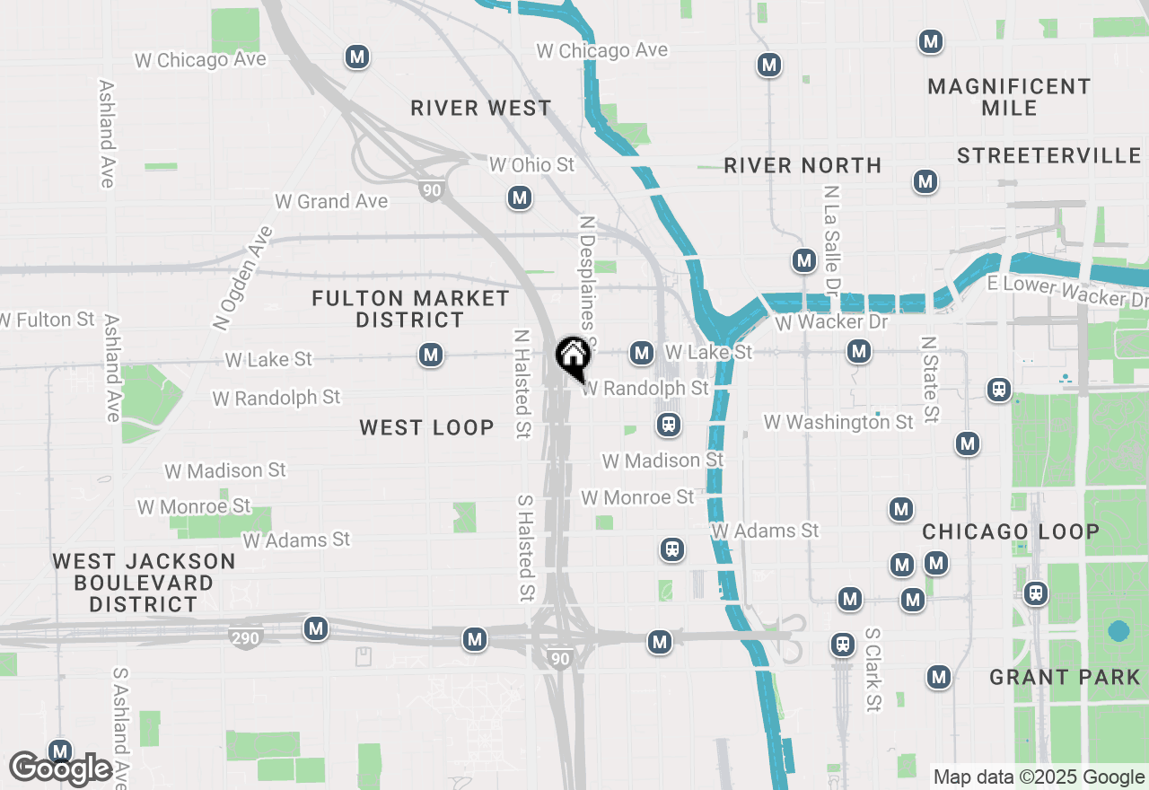 Map of 659 W Randolph Street #1517, Chicago, IL 60661
