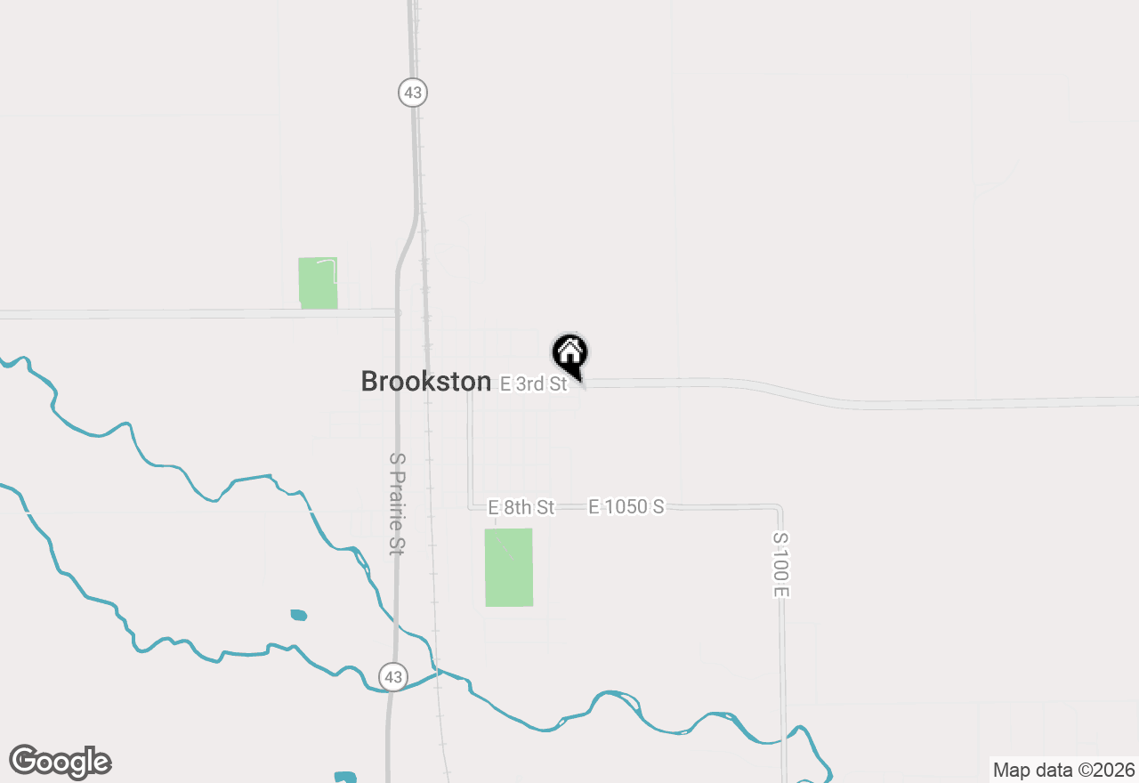 Map of 611 E 3rd Street, Brookston, IN 47923