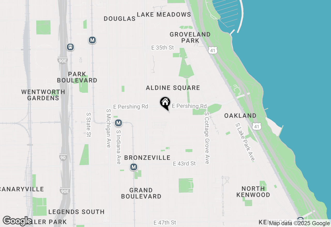 Map of 512 E Oakwood Boulevard #2, Chicago, IL 60653