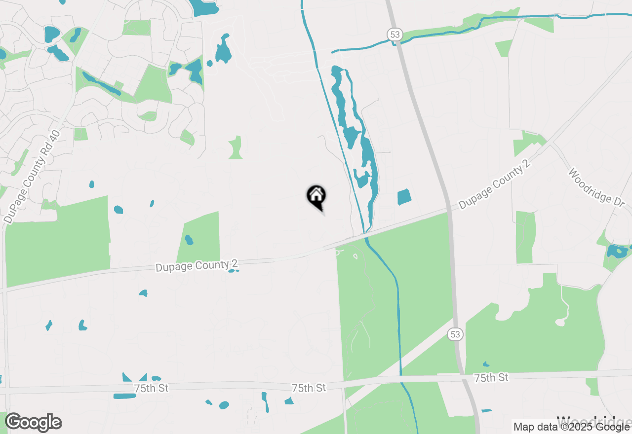 Map of 6812 Greene Road, Woodridge, IL 60517