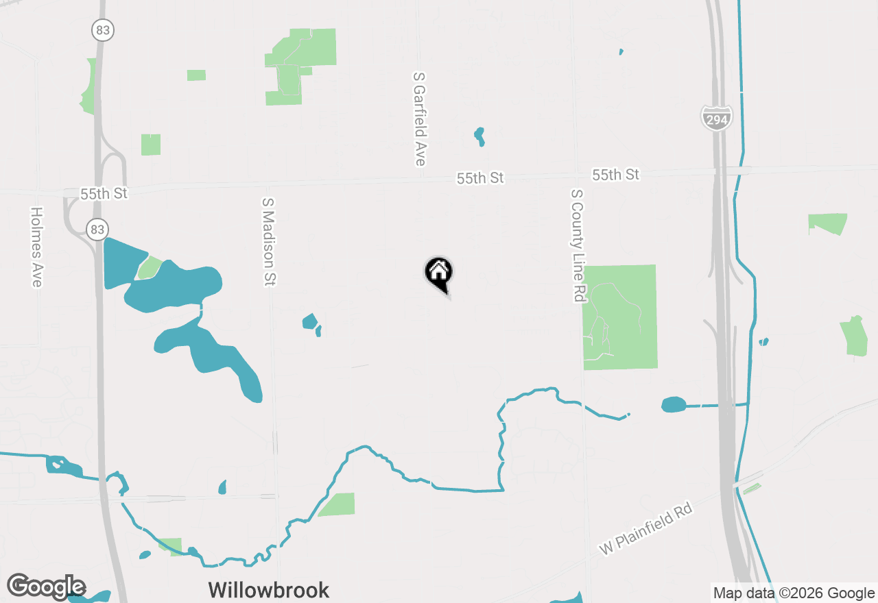 Map of 5802 Giddings Avenue, Hinsdale, IL 60521