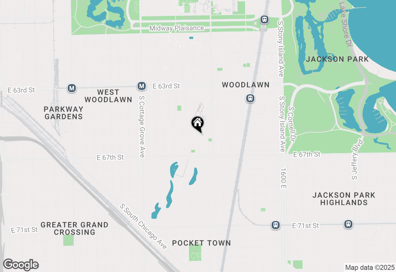 Map of 1108 E Marquette Road #207, Chicago, IL 60637