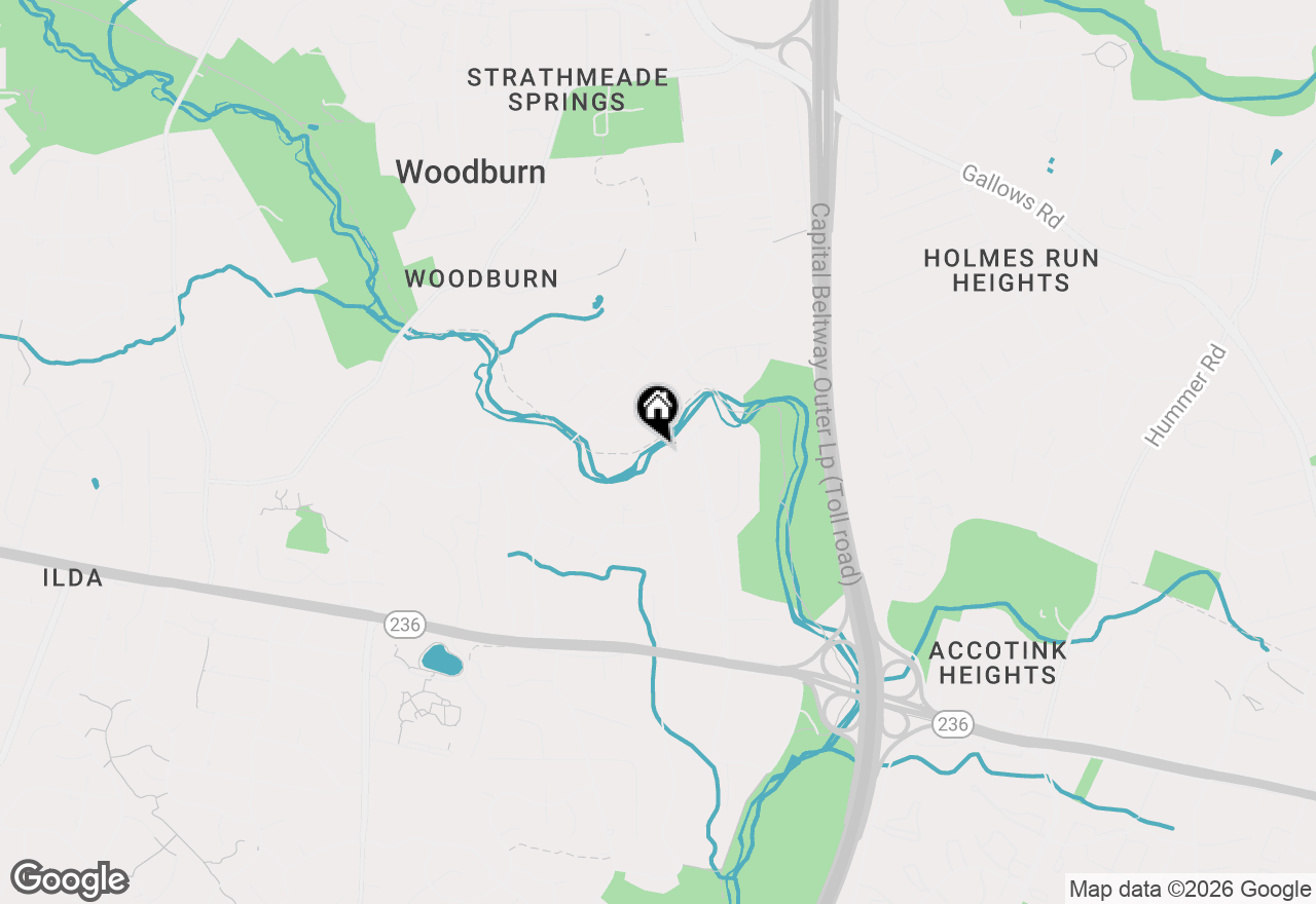 Map of 8112 Accotink Drive, Annandale, VA 22003