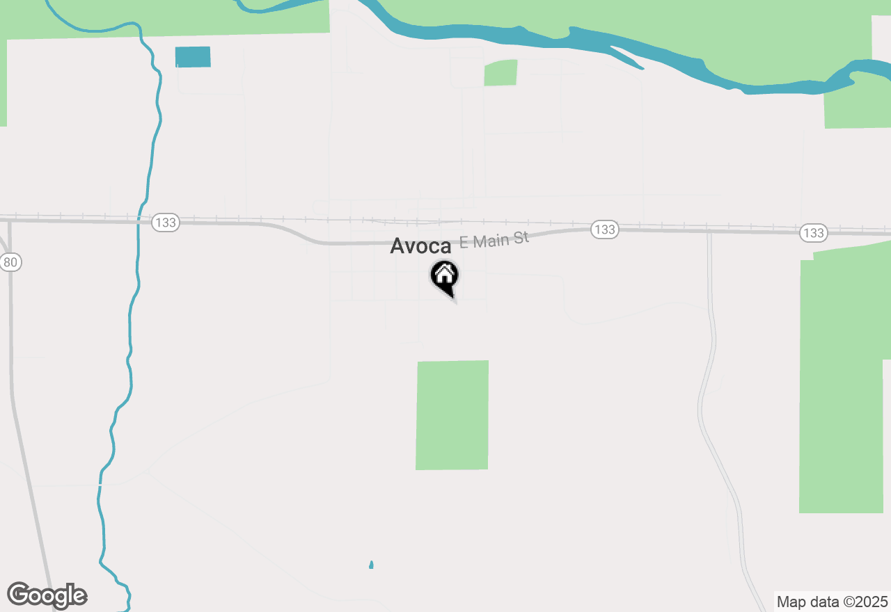 Map of 601 William Street, Avoca, WI 53506