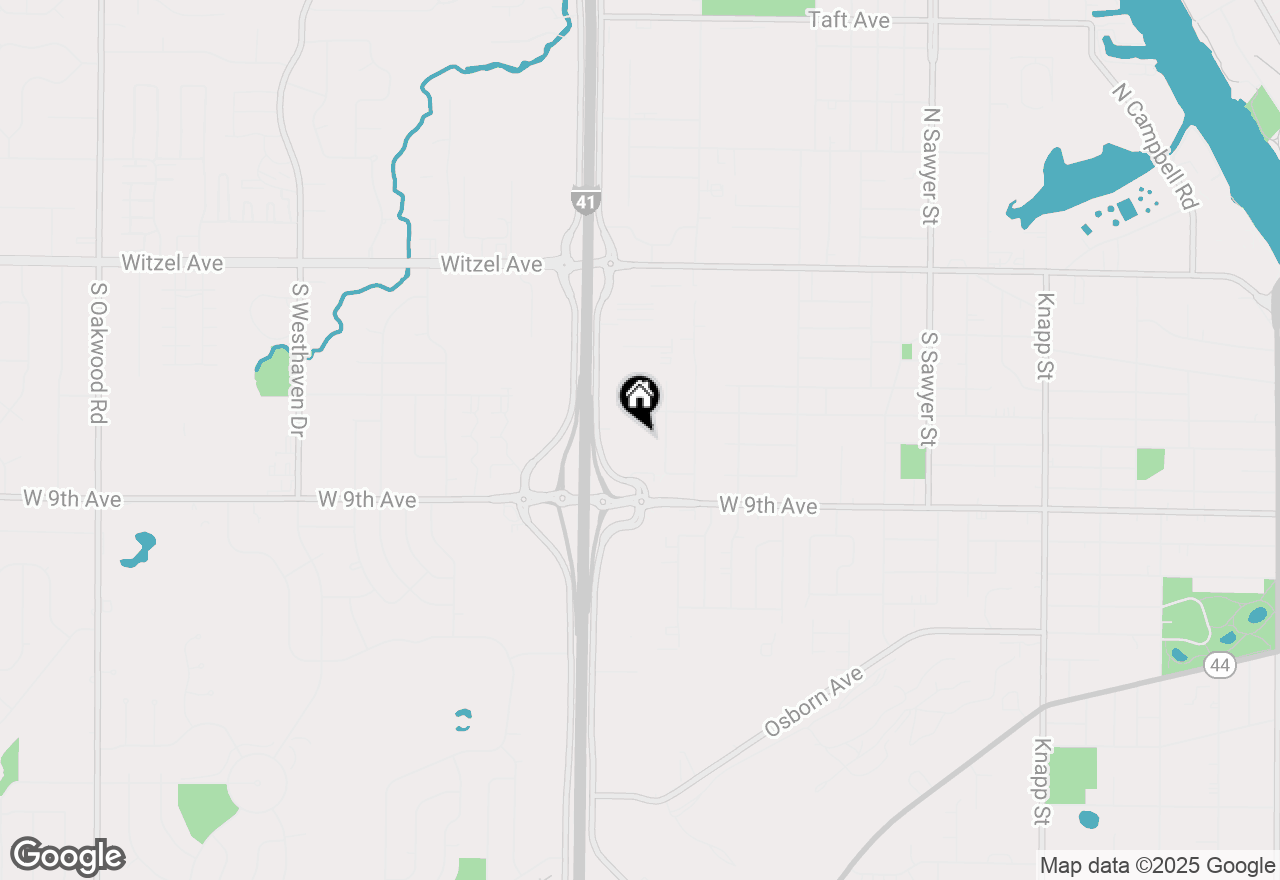 Map of 1779 W 5th Ave, Oshkosh, WI 54902