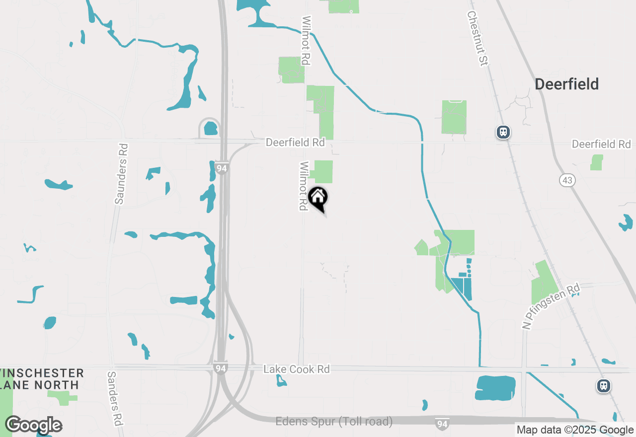 Map of 517 Appletree Lane, Deerfield, IL 60015