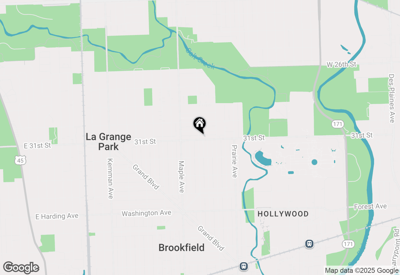 Map of 9046 31st Street, Brookfield, IL 60513