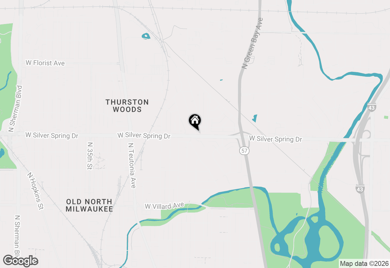 Map of 5607 N Argyle Ave, Glendale, WI 53209